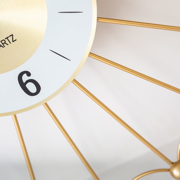 Настенные часы Клеманс золотого цвета - купить Часы по цене 11900.0