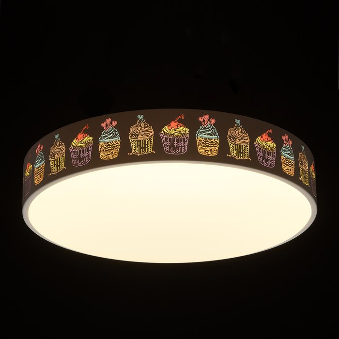 Потолочный светодиодный светильник Гуфи с пультом - купить Потолочные светильники в детскую по цене 15960.0