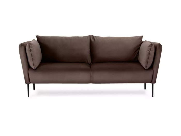 Диван Copenhagen темно-коричневого цвета - купить Прямые диваны по цене 69930.0