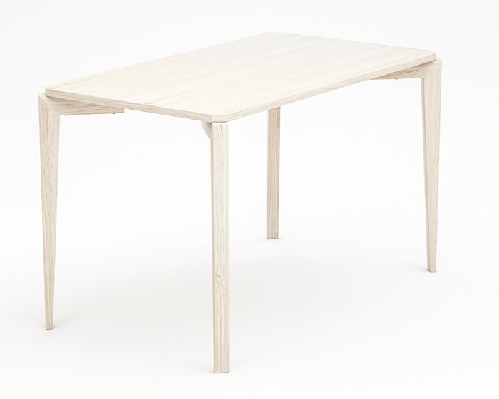 Стол обеденный Rectangle Compact бежевого цвета - лучшие Обеденные столы в INMYROOM