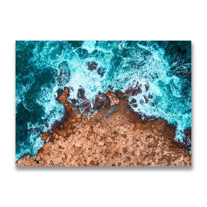 Картина на холсте Каменистое побережье 50х70 см