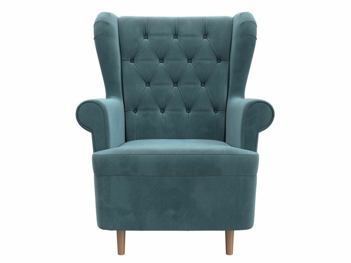 Кресло Торин Люкс темно-бирюзового цвета - купить Интерьерные кресла по цене 27999.0