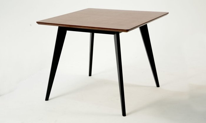 Стол обеденный Монте 100 со столешницей цвета орех - лучшие Обеденные столы в INMYROOM