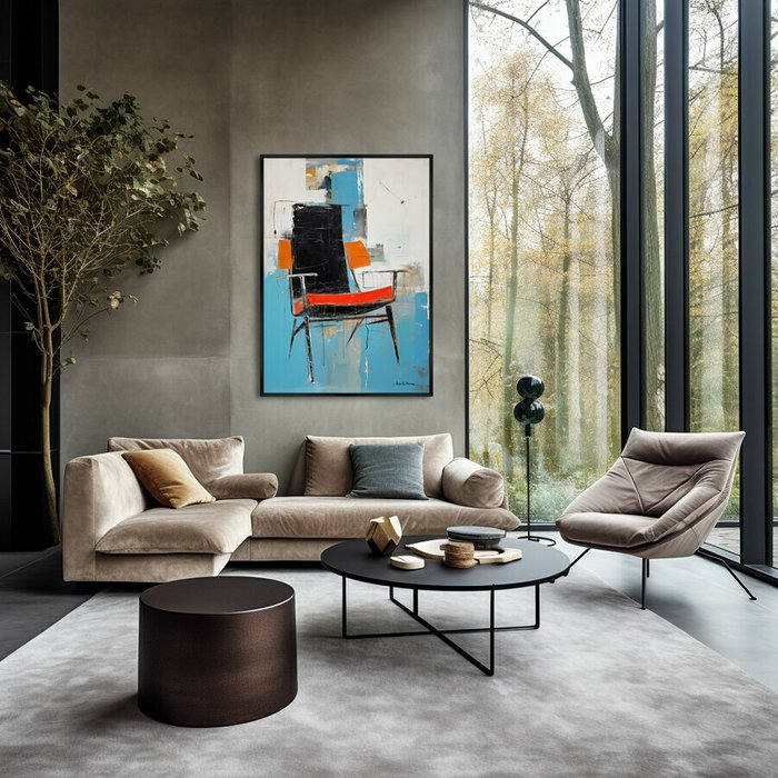 Репродукция картины Chair collection, No 2, 2024г. - лучшие Картины в INMYROOM