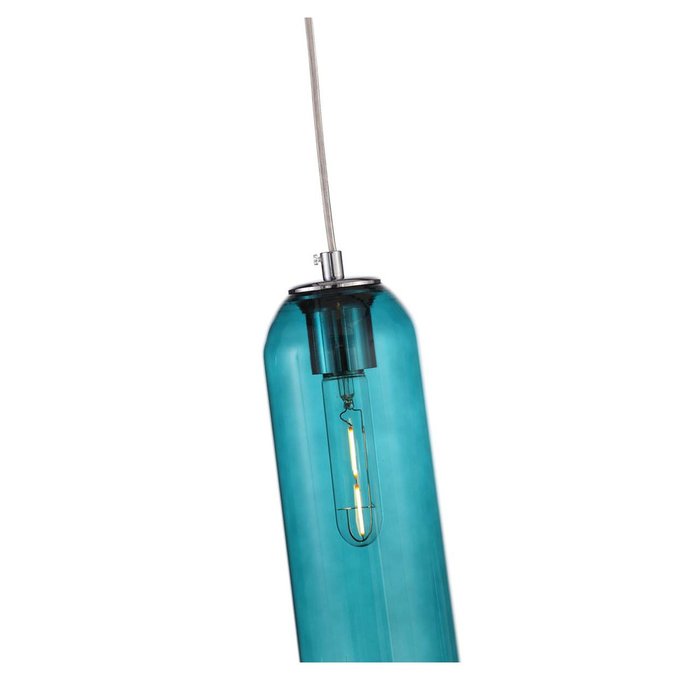 Подвесной светильник Callana голубого цвета - лучшие Подвесные светильники в INMYROOM