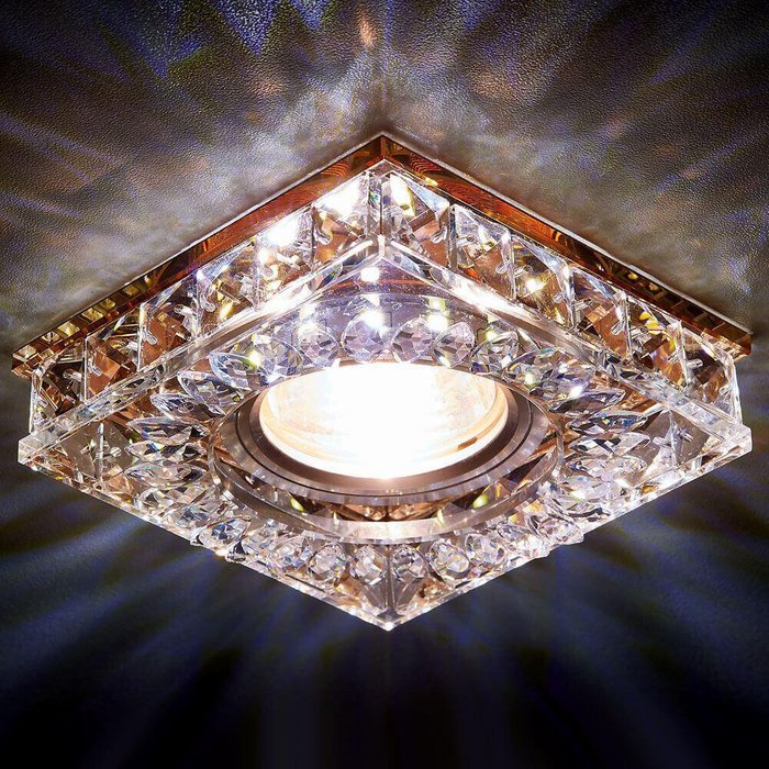 Точечный светильник LED S251 BK (стекло, цвет прозрачный) - купить Встраиваемые споты по цене 499 Точечный светильник LED S251 BK (стекло, цвет прозрачный) - купить Встраиваемые споты по цене 499