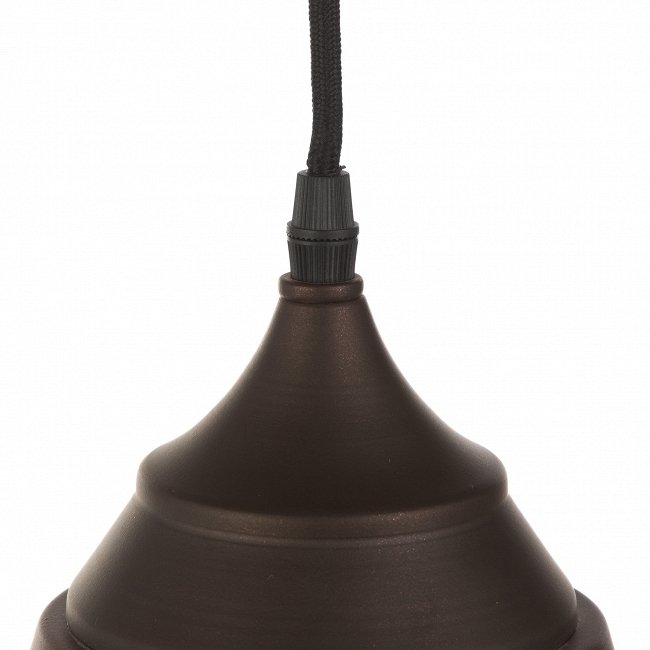 Подвесной светильник Handbell коричневого цвета - купить Подвесные светильники по цене 7416.0