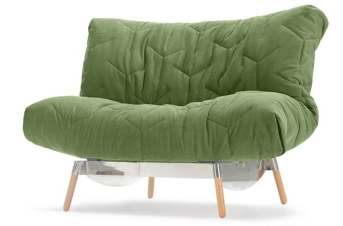  Кресло-кровать АРТЕС Аэро Хром зеленого цвета