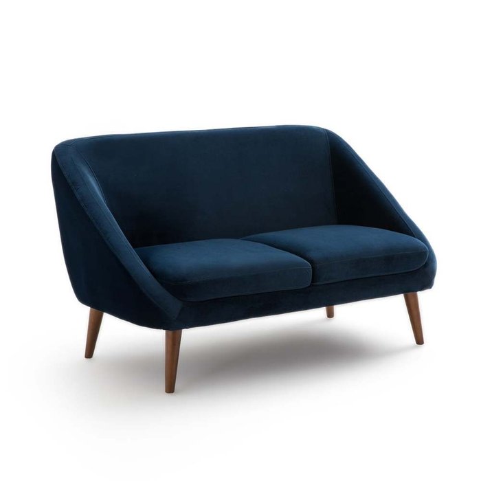Диван Séméon синего цвета - купить Прямые диваны по цене 91629.0