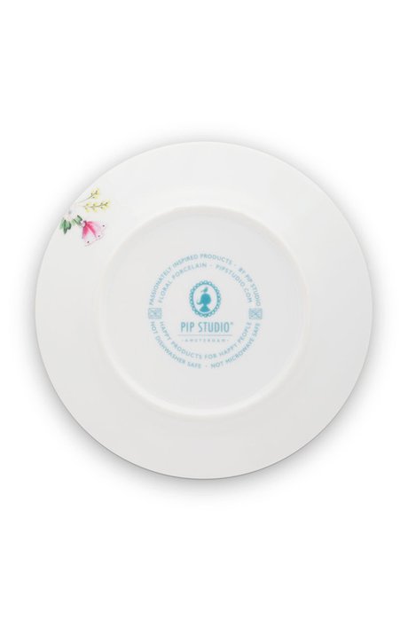 Набор из двух тарелок Blushing birds белого цвета - купить Тарелки по цене 3681.0
