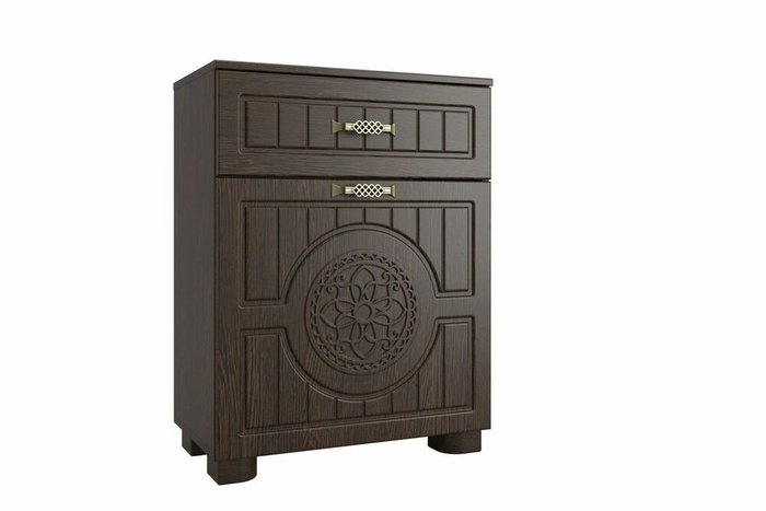 Комплект мебели для прихожей Монблан темно-коричневого цвета - купить Гарнитуры для прихожей по цене 21700.0