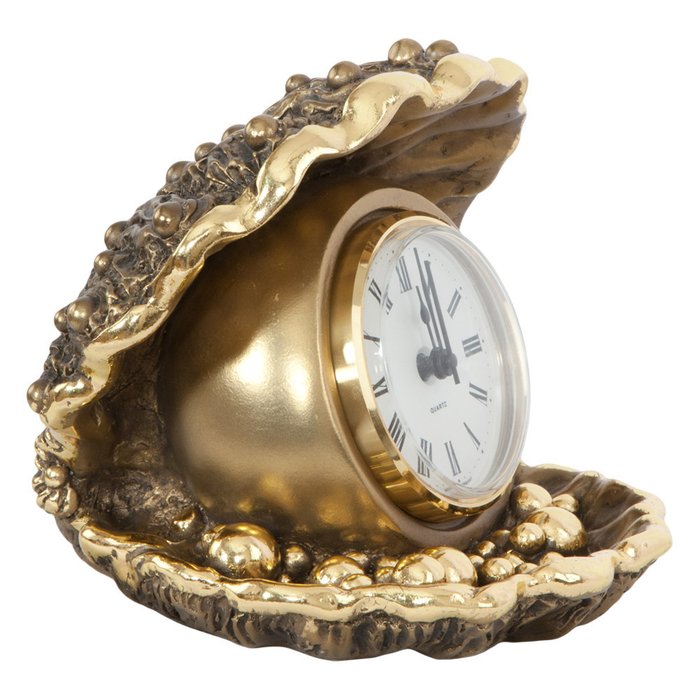 Часы настольные Акойя бронзового цвета - купить Часы по цене 9891.0
