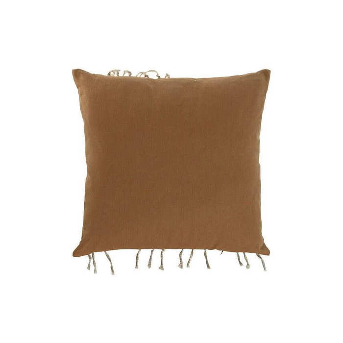 Декоративная подушка Boho 45x45 коричнево-бежевого цвета - купить Декоративные подушки по цене 3025.0 Декоративная подушка Boho 45x45 коричнево-бежевого цвета - купить Декоративные подушки по цене 3025.0