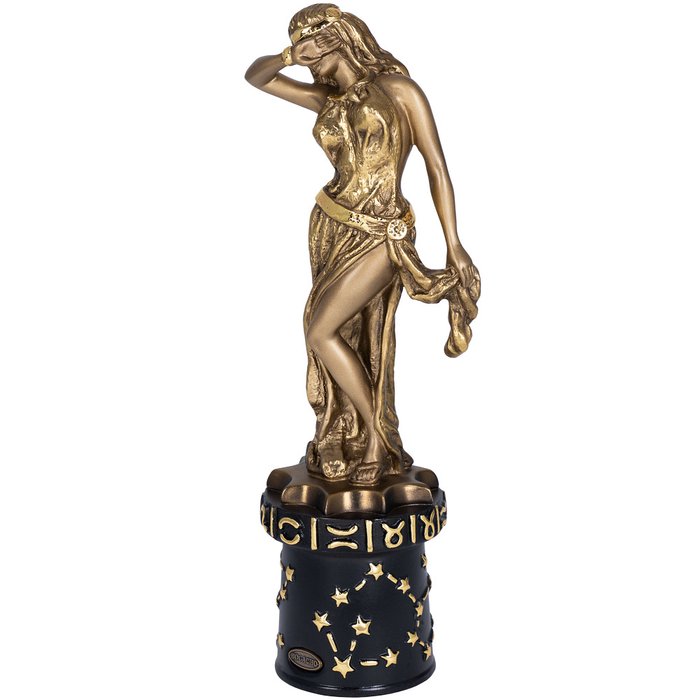 Статуэтка Знак зодиака Дева бронзового цвета - купить Фигуры и статуэтки по цене 5269.0
