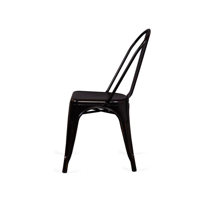 Стул Tolix Marais A черного цвета - купить Обеденные стулья по цене 12940.0