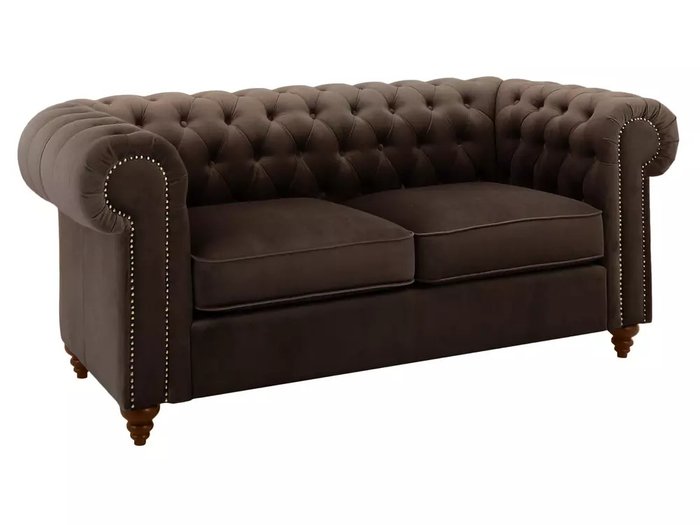 Диван Chester Classic коричневого цвета - купить Прямые диваны по цене 90477.0 Диван Chester Classic коричневого цвета - купить Прямые диваны по цене 90477.0