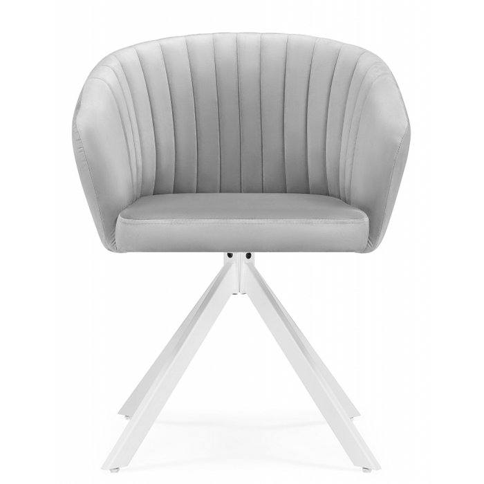 Обеденный стул Корсо светло-серого цвета - лучшие Обеденные стулья в INMYROOM
