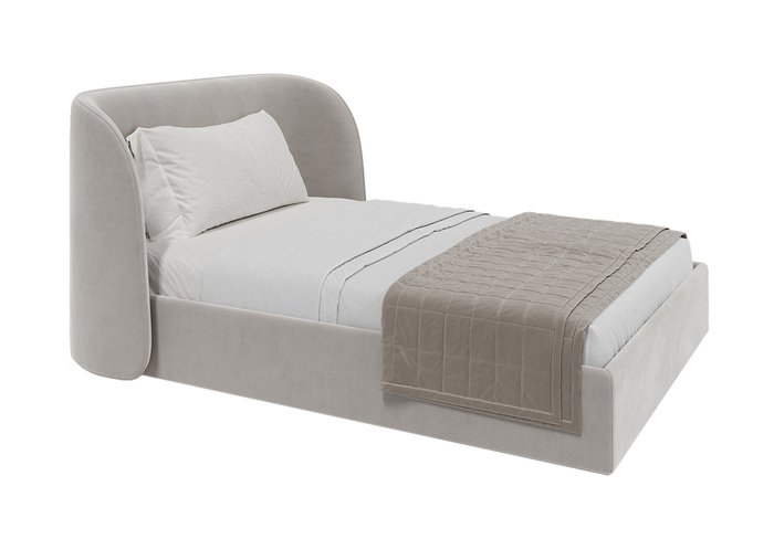 Кровать Classic 140х200 серого цвета с подъемным механизмом - лучшие Кровати для спальни в INMYROOM