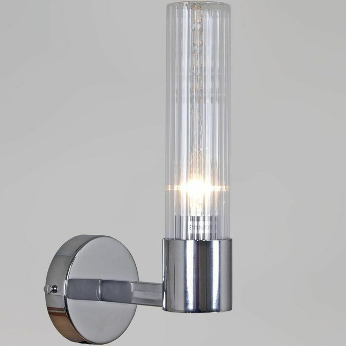 Бра IL0313-1W-79 CR (стекло, цвет прозрачный) - купить Бра и настенные светильники по цене 2990.0 Бра IL0313-1W-79 CR (стекло, цвет прозрачный) - купить Бра и настенные светильники по цене 2990.0