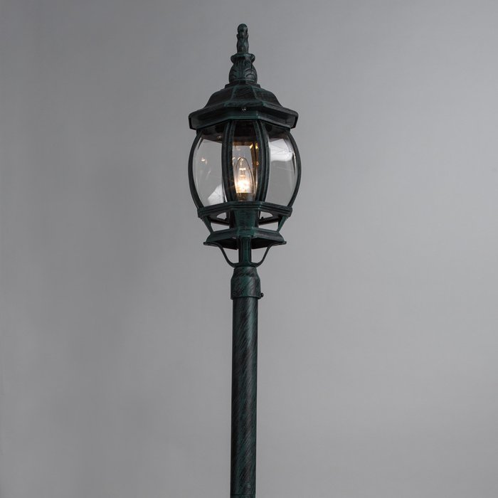 Уличный светильник Atlanta из металла и стекла  - купить Наземные светильники по цене 5490.0