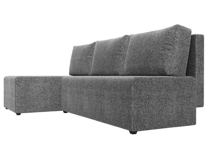 Угловой диван-кровать Поло серого цвета левый угол - лучшие Угловые диваны в INMYROOM
