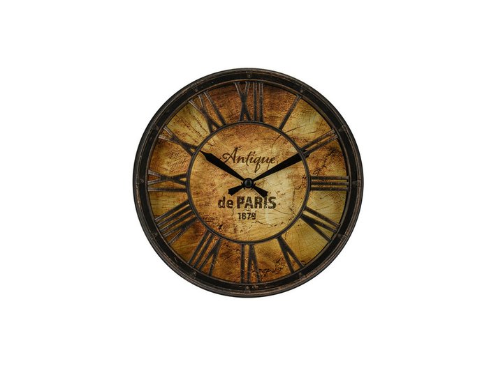 Часы настенные De Paris коричневого цвета