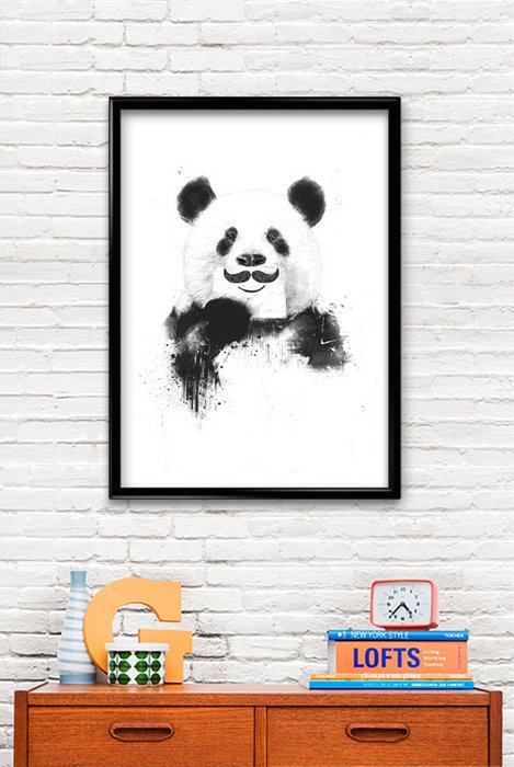 Принт «Funny Panda» by Balazs Solti - купить Принты по цене 1290.0