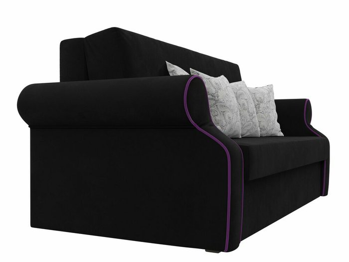 Диван-кровать Софт черного цвета - лучшие Прямые диваны в INMYROOM