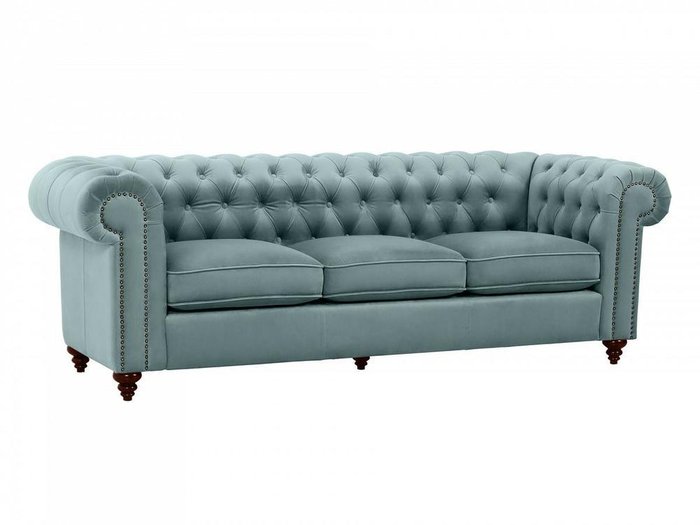 Диван Chester Classic серо-голубого цвета - купить Прямые диваны по цене 106830.0