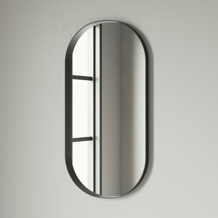 Зеркало Metal-2 в тонкой металлической раме   - лучшие Настенные зеркала в INMYROOM