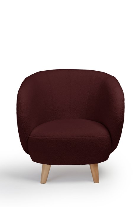Кресло Мод вишневого цвета - купить Интерьерные кресла по цене 22120.0