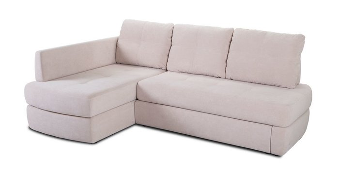 Угловой диван-кровать Арно бежевого цвета - купить Угловые диваны по цене 67014.0