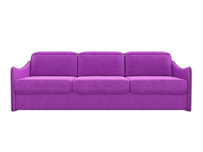 Прямой диван-кровать Скарлетт фиолетового цвета - купить Прямые диваны по цене 38990.0