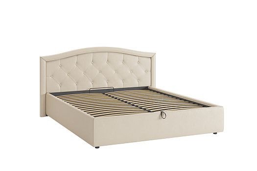 Кровати Верона 160х200 кремового цвета без основания - лучшие Кровати для спальни в INMYROOM