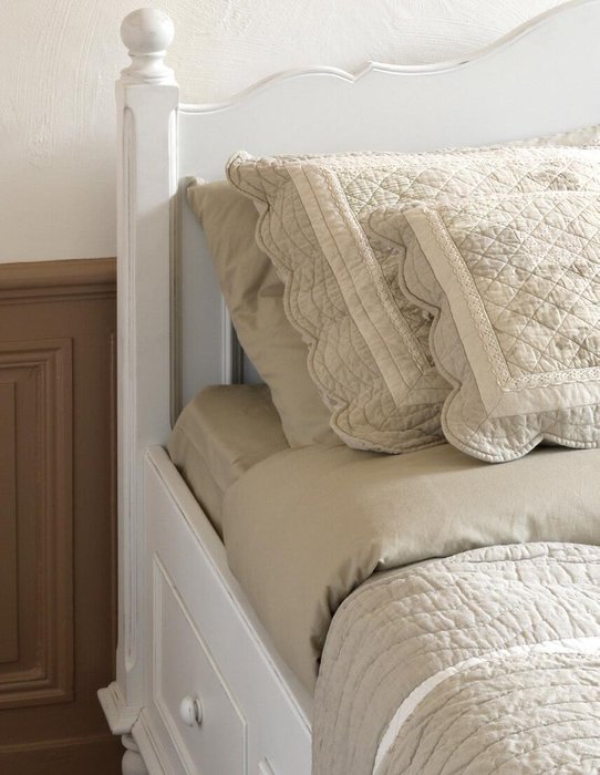 Кровать Нордик с ящиками и низким изножьем 120х200 - купить Кровати для спальни по цене 146580.0