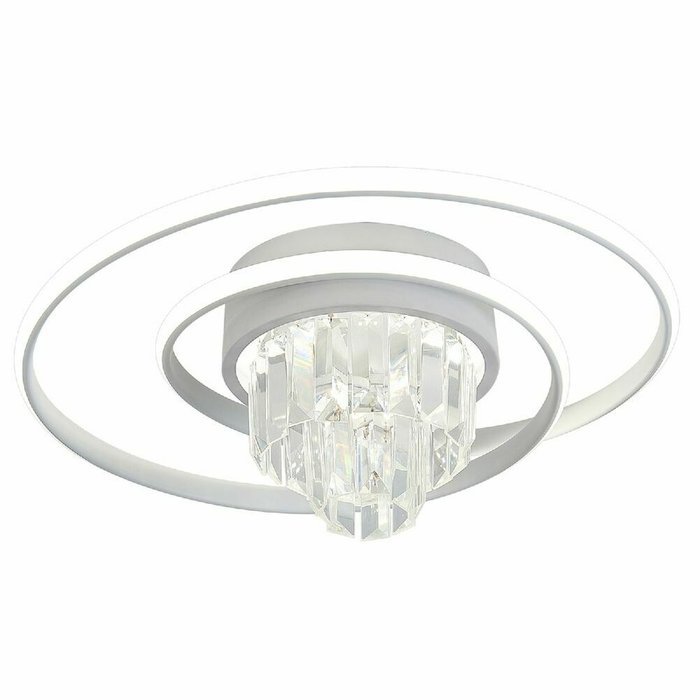 Потолочная люстра Crystal LED LAMPS 81115/1C (силикон, цвет белый) - купить Потолочные люстры по цене 8081.0