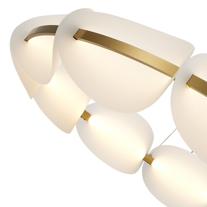 Люстра подвесная ST-Luce Золотистый/Белый LED 1*65W 3000K ETOILE - лучшие Подвесные люстры в INMYROOM