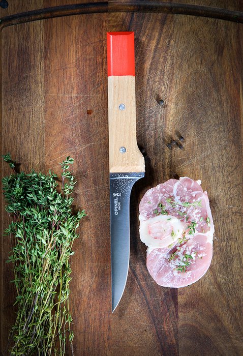 Нож кухонный Parallele для мяса из стали и натурального бука   - купить Прочее по цене 2840.0