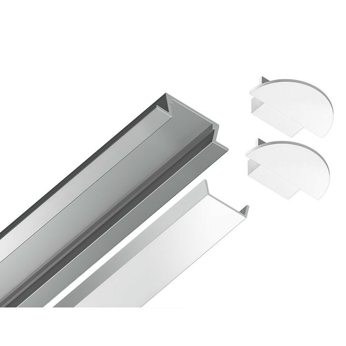 Профиль для светодиодной ленты Ambrella Alum Profile GP1001AL - лучшие Светодиодная лента в INMYROOM Профиль для светодиодной ленты Ambrella Alum Profile GP1001AL - лучшие Светодиодная лента в INMYROOM