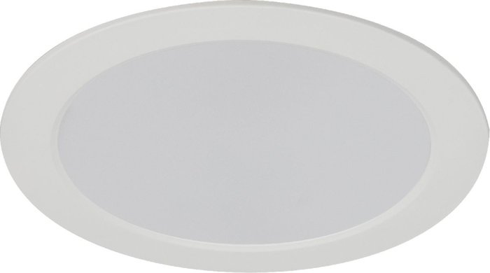 Встраиваемый светильник LED 17 Б0057419 (пластик, цвет белый)