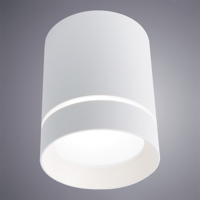 Потолочный светодиодный светильник из металла белого цвета - купить Потолочные светильники по цене 1840.0