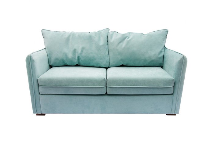 Прямой диван Arthur L бирюзового цвета