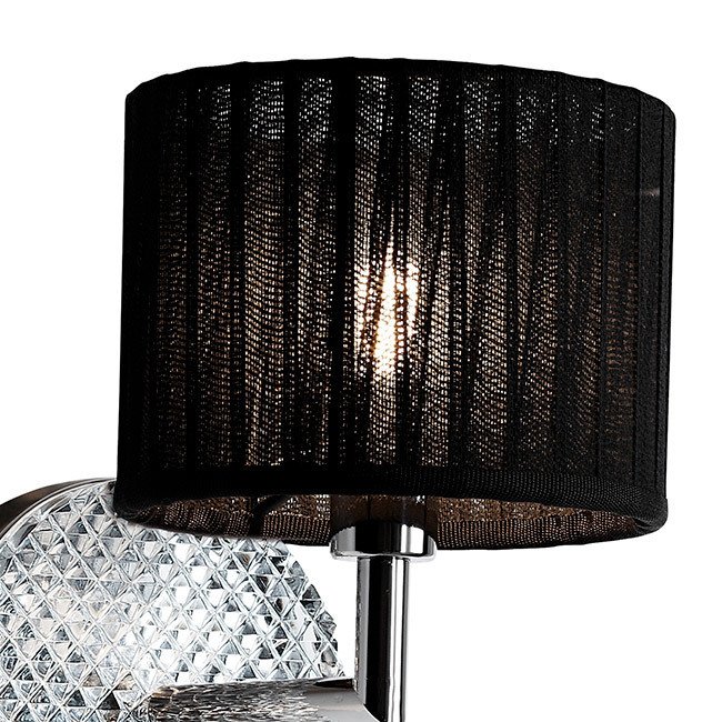 Настенный светильник Fabbian DIAMOND SWIRL с хрустальным элементом - купить Бра и настенные светильники по цене 21850.0