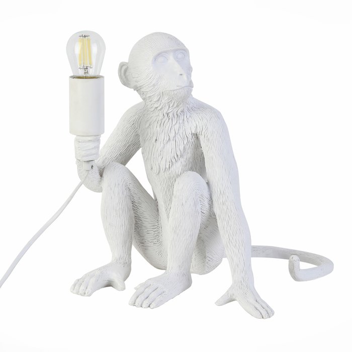 Настольная лампа Tenato белого цвета - купить Настольные лампы по цене 13800.0