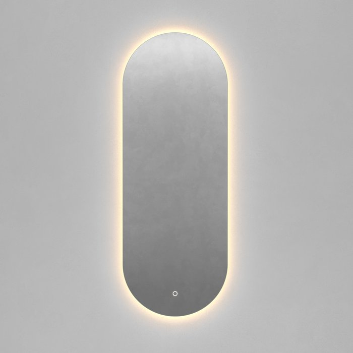 Настенное зеркало Nolvis NF LED M с тёплой подсветкой с сенсорным включателем