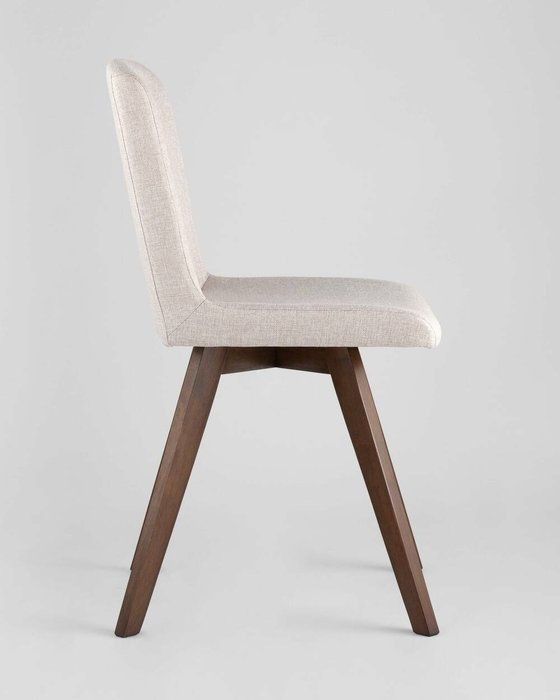 Набор из четырех стульев Marta серо-бежевого цвета - лучшие Обеденные стулья в INMYROOM