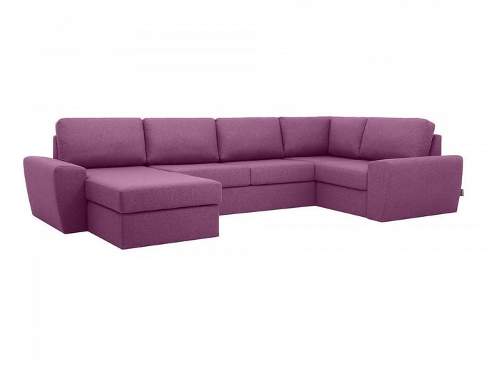 Угловой диван-кровать Petergof фиолетового цвета - купить Угловые диваны по цене 245520.0