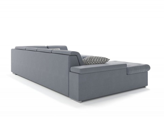 Угловой диван-кровать U синего цвета - лучшие Угловые диваны в INMYROOM
