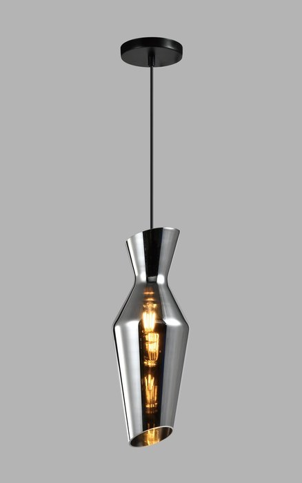 Светильник подвесной Bozen черно-серого цвета - купить Подвесные светильники по цене 4390.0