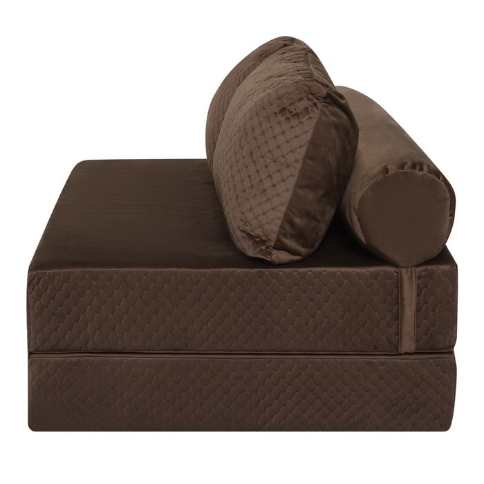 Бескаркасный диван-кровать Puzzle Bag XL коричневого цвета - лучшие Бескаркасная мебель в INMYROOM